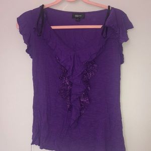 💜Purple💜 Ruffled Blouse